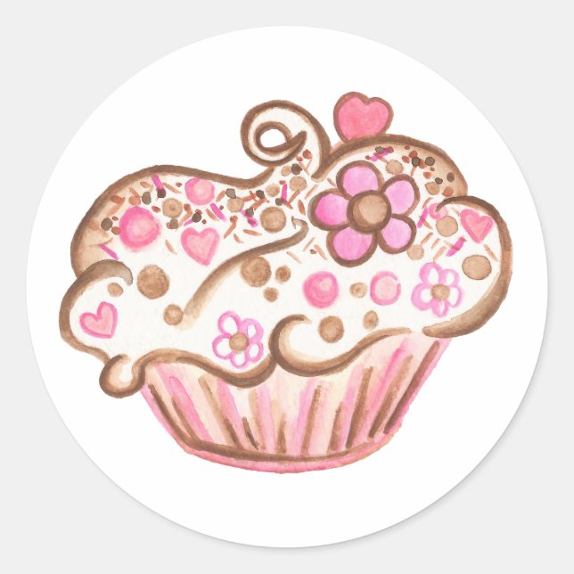 Sticker Cupcake (Devant)