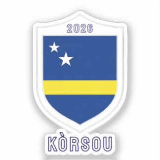 Sticker Curaçao Coupe du Monde 2026