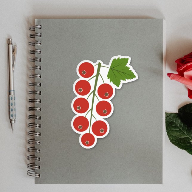 Sticker Curateur rouge (Red Currant Sticker)