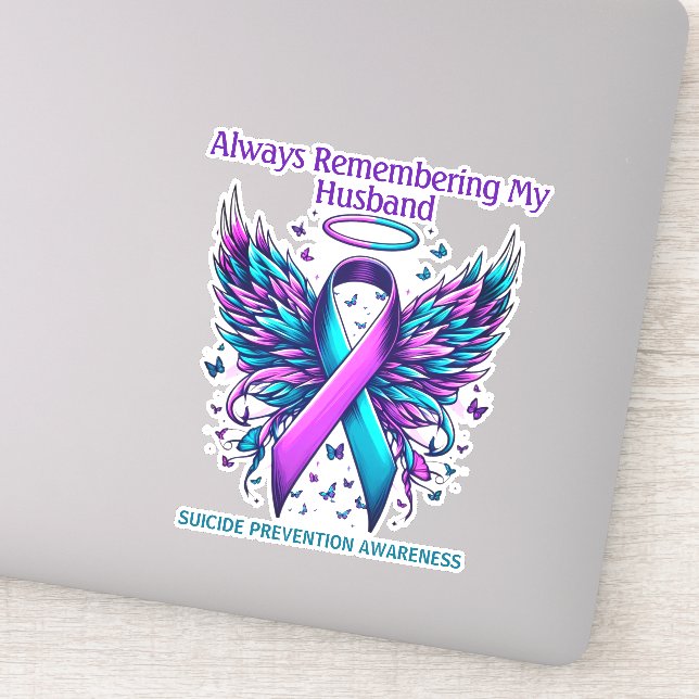 Sticker Custom Suicide Prevention Awareness Memorial  (Détail)