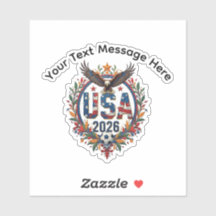 Custom USA National Soccer Bald Eagle Logo