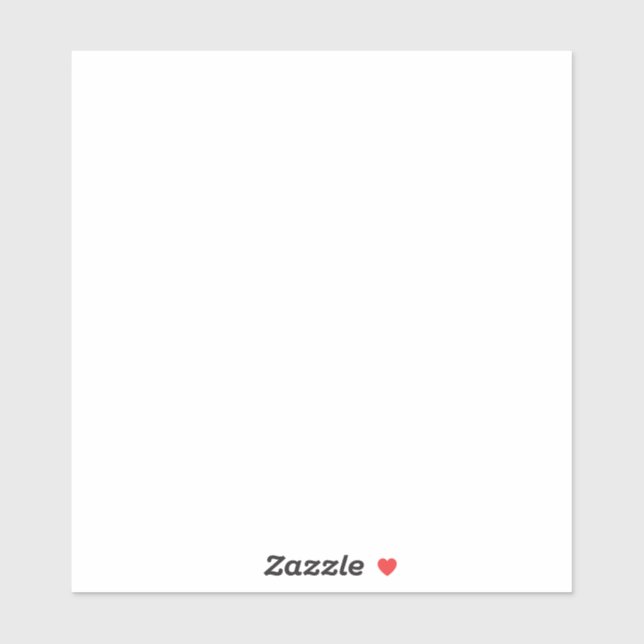 Sticker Customisez votre propre 6x6 (Feuille)