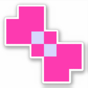 Sticker Cute 8 bits Pixel Bow