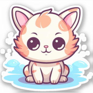 Sticker Cute chat