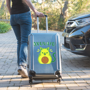 Sticker Cute Cinco de Mayo Avogato Avocado Cat Funny Avoca