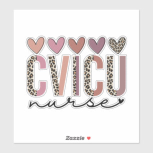 Sticker Cute Cvicu Nurse