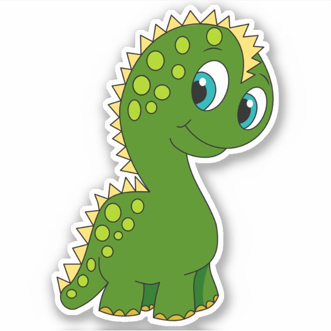Sticker Cute Dinosaur (Devant)