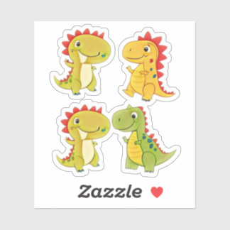 Sticker Cute Dinosaurs