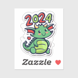 Sticker Cute Dragon 2024