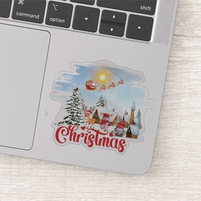 Sticker Cute Gnome (Détail)