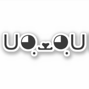 Sticker Cute Kawaii Chien Chien Chien Chien Chien Japonais