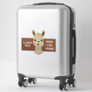 Sticker Cute Llama Mia