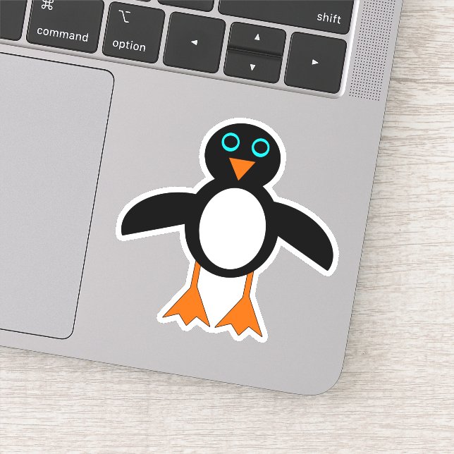 Sticker Cute Penguin (Détail)