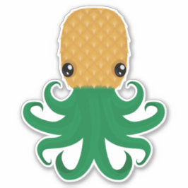Sticker Cute Pineapus (Poctopus d'ananas)