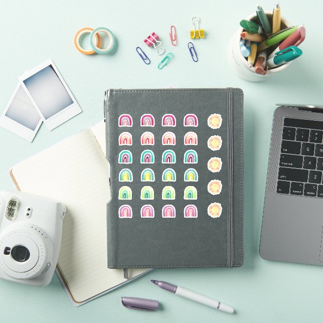 Sticker Cute Rainbows & Suns Étudiants et enseignants (Couverture iPad)