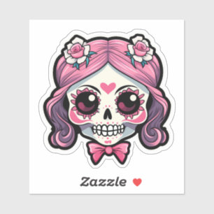 Sticker Cute Skull