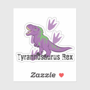 Sticker Cute Tyrannosaure