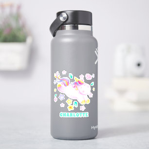 Sticker Cute Unicorn - Personnalisé Lavender Kids Classic