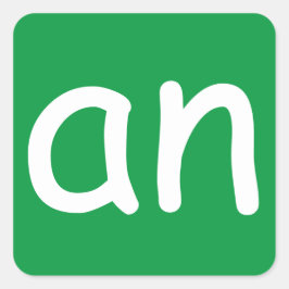 Sticker CVC Mots ‘-an’