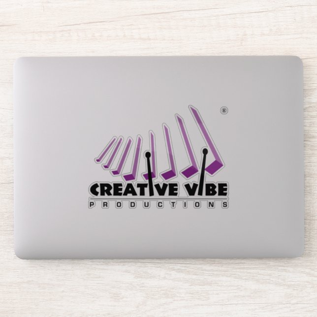 Sticker CVP transparent brillant (Ordinateur)