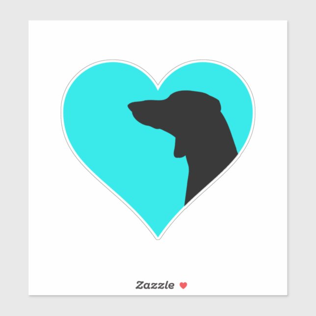 Sticker Dachshund (Feuille)