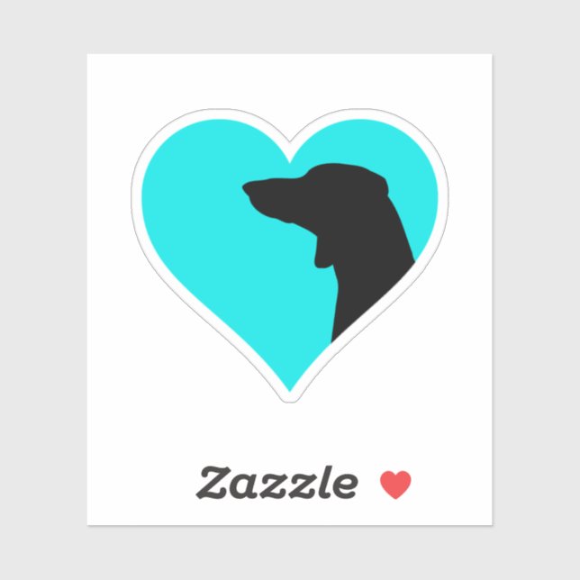 Sticker Dachshund (Feuille)