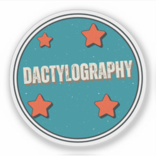 Sticker Dactylographie