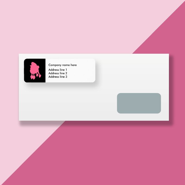 Sticker d'adresse branché pour animaux de compagni (Créateur téléchargé)