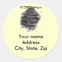 Sticker d'adresse de retour