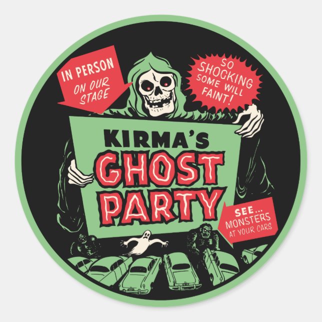 Sticker d'affiche de la partie fantôme de Kirma (Devant)