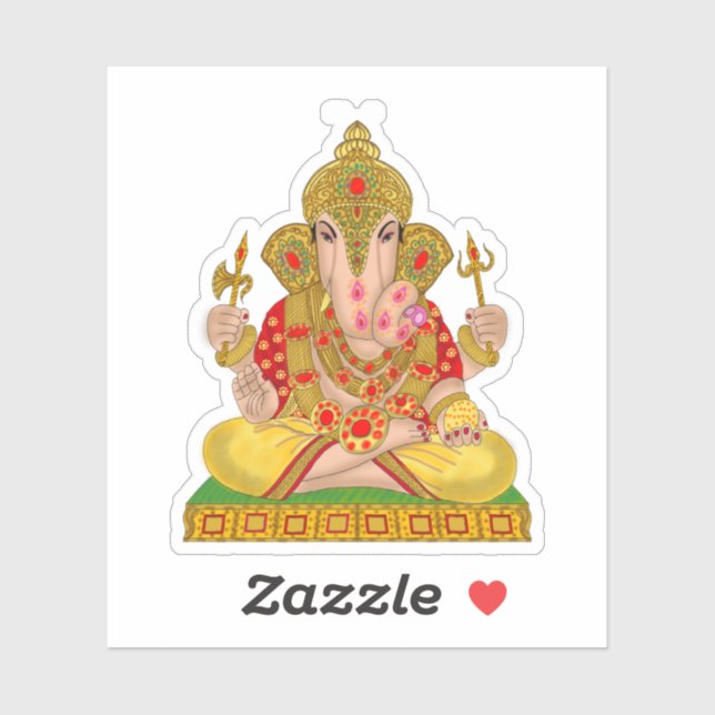 Sticker Dagduseth Ganesha (Feuille)
