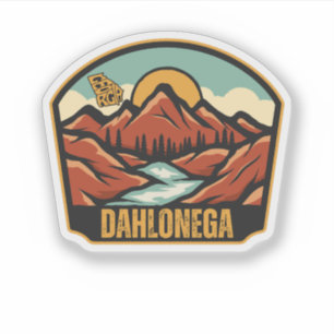 Sticker Dahlonega, Géorgie