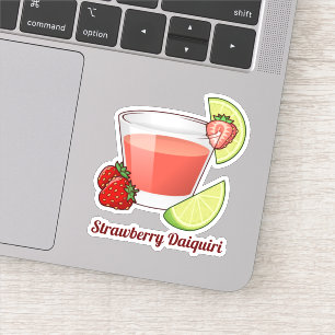 Sticker Daiquiri aux fraises