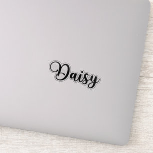 Sticker Daisy Name - Calligraphie manuscrite