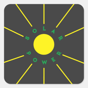 Sticker d'alimentation solaire