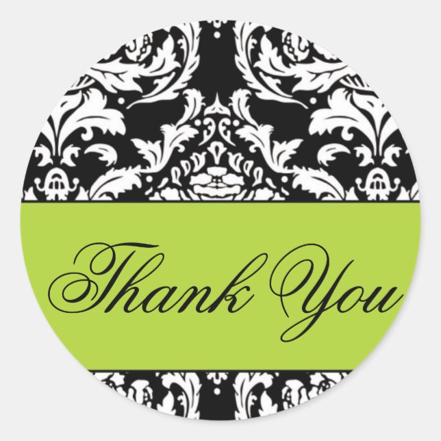 Sticker Damask Merci (Devant)