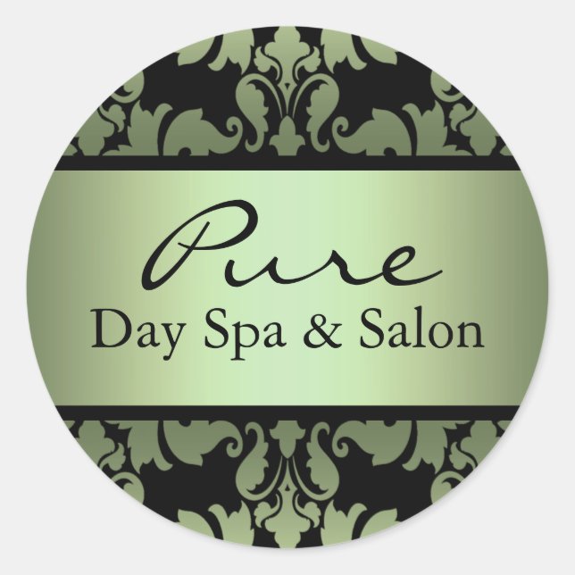 Sticker Damask Vert (Devant)