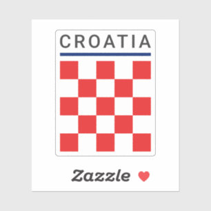Sticker Damier croate