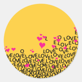 Sticker d'amour de la Saint Valentin