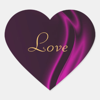 Sticker d'amour du coeur rose Marquis