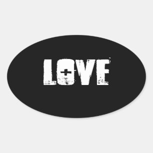 Sticker d'amour - Noir
