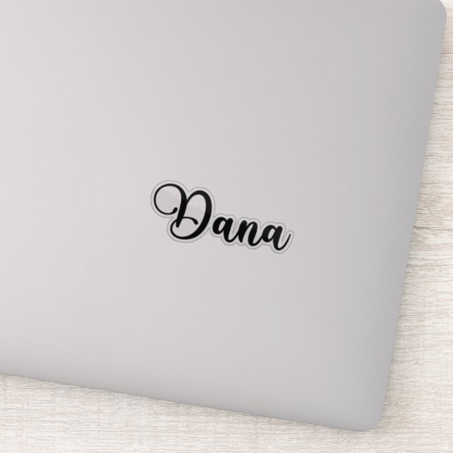 Sticker Dana Name - Calligraphie manuscrite (Détail)