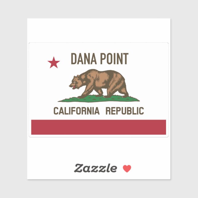 Sticker Dana Point Californie (Feuille)