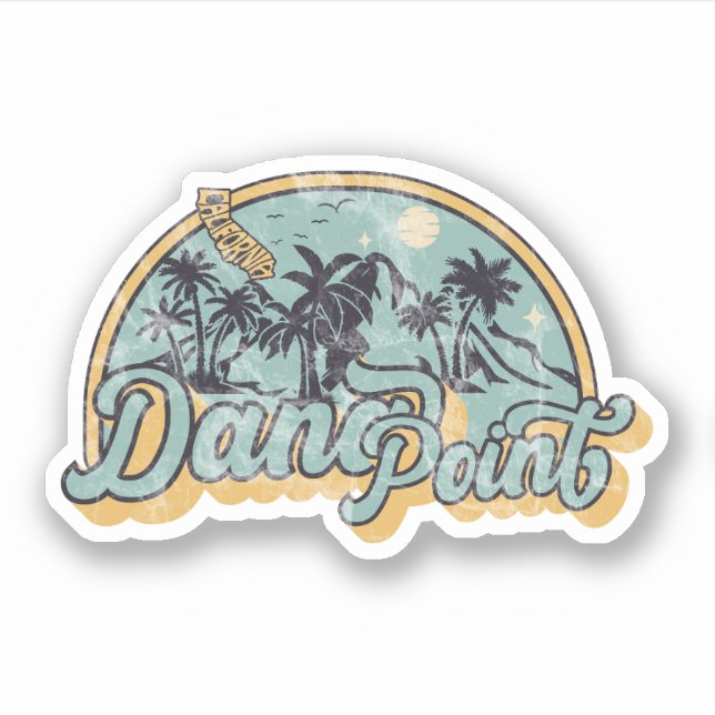 Sticker Dana Point, Californie (Devant)