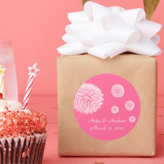 Sticker Dandelion de mariée et de chambre (Fête)