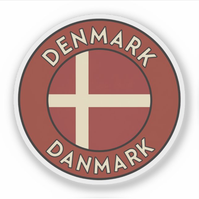Sticker Danemark Danmark  (Devant)