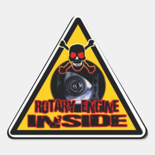 STICKER DANGER ROTARY (Vorderseite)