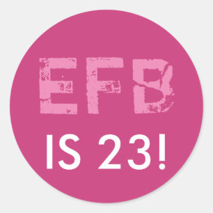 Sticker d'anniversaire initial