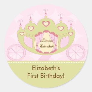 Sticker d'anniversaire Princess Pretty Royal Carri