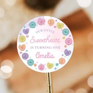 Sticker d'anniversaire Sweetheart Candy Valentine